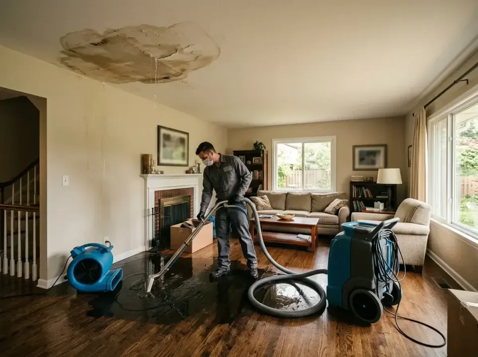 attic-pipe-burst-ceiling-drip-008 — frequently asked questions, Water Damage Restoration & Carpet Care in Springdale, SC